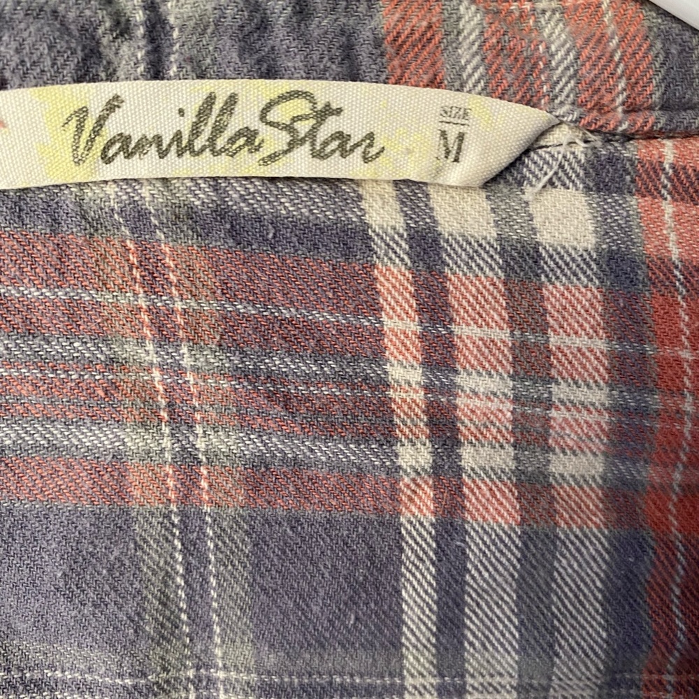 Plaid button down shirt